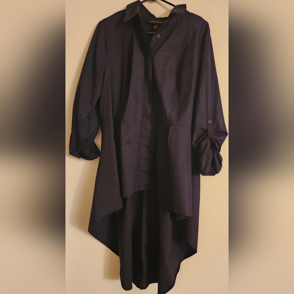 High low button down